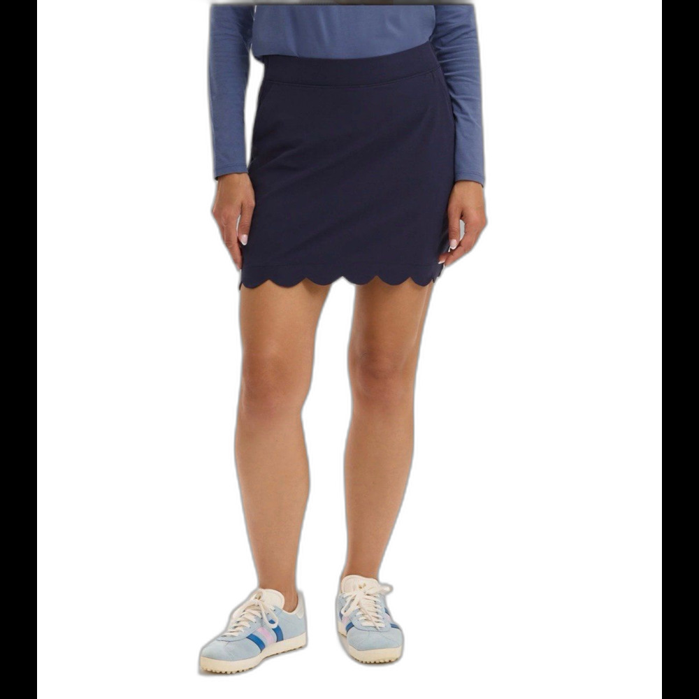 Renwick (RNWK) Scallop Hem Skort Women’s Size L Color Sky Blue Athletic Wear - Picture 7 of 11